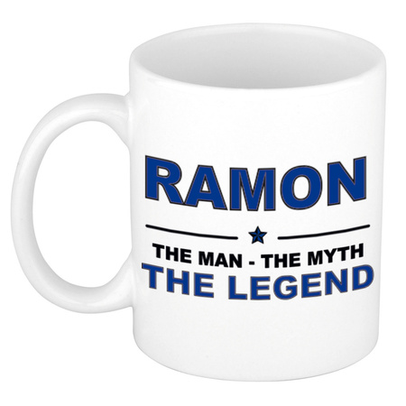 Ramon The man, The myth the legend cadeau koffie mok / thee beker 300 ml