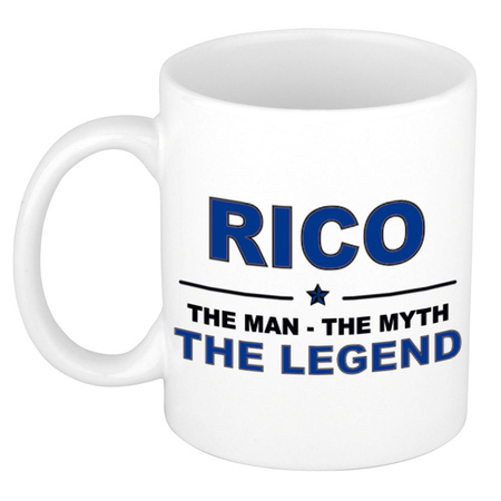 Rico The man, The myth the legend cadeau koffie mok / thee beker 300 ml
