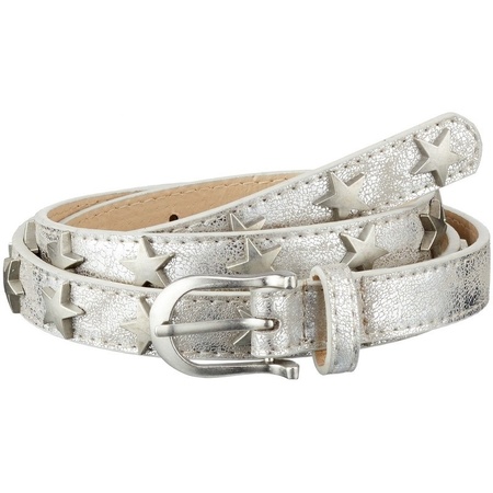 Belt silver with stars fancy dress accessory for ladies