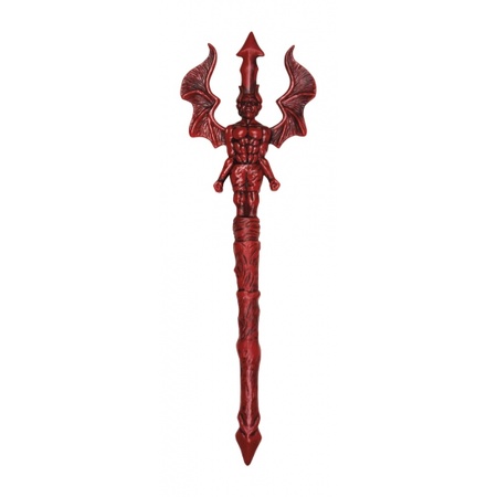 Rode luxe duivel/Satan drietand 73 cm
