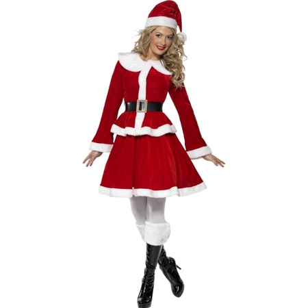 delicatesse bal distillatie Rood/wit Santa kerstvrouw verkleed kostuum/jurkje voor dames - Kerstjurkjes  - Bellatio warenhuis