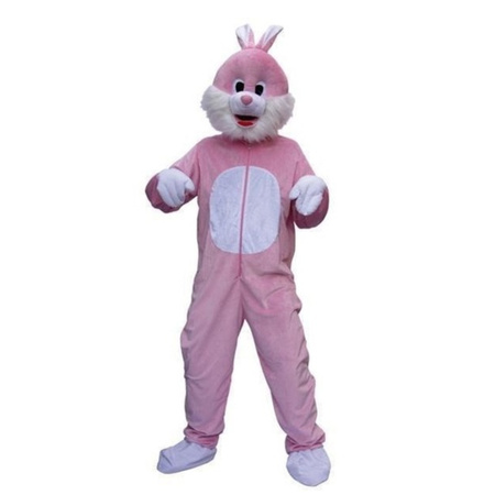 Roze konijnen kostuum