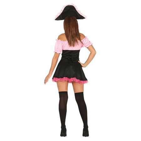Pink pirates costume dress for women