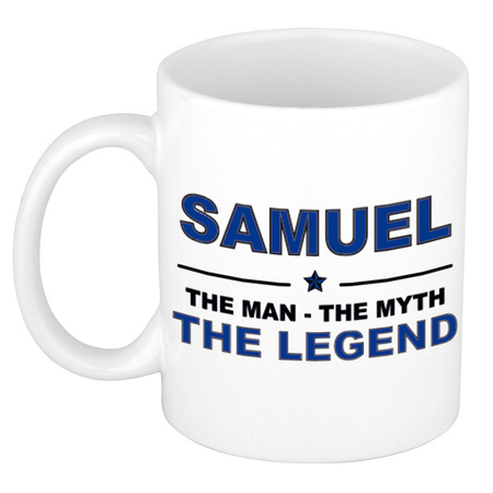 Samuel The man, The myth the legend cadeau koffie mok / thee beker 300 ml
