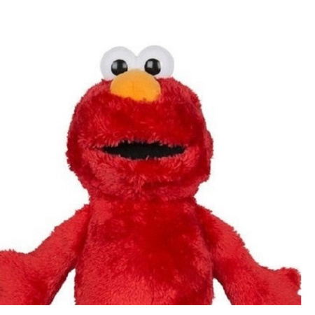 Sesamstraat pluche knuffel pop - Elmo - stof - 28 cm/37 cm staand