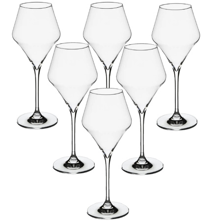 Set of 12x pieces wine glasses for red wine 220 ml made of glass