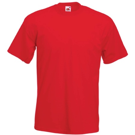 klauw inhalen eetlust Set van 3x stuks basic rood t-shirt voor heren, maat: XL (42/54) - Voordeel  deals algemeen 8 - Bellatio warenhuis