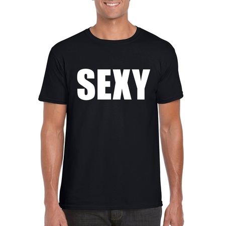Sexy t-shirt black men