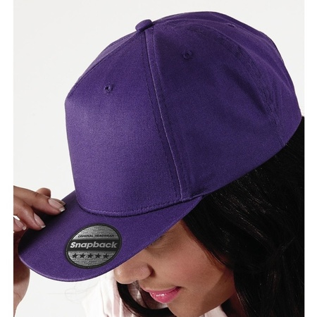 Snapback rapper cap purple