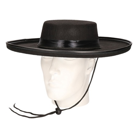 Spanish hat black felt