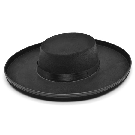 Spaanse zwarte hoed voor volwassenen