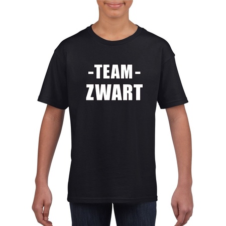 Team black t-shirt children