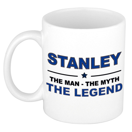Stanley The man, The myth the legend cadeau koffie mok / thee beker 300 ml