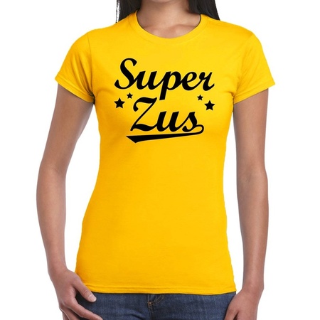 Super zus t-shirt yellow women