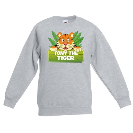 Sweater grijs voor kinderen met Tony the tiger