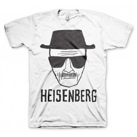 T-shirt Breaking Bad Heisenberg white
