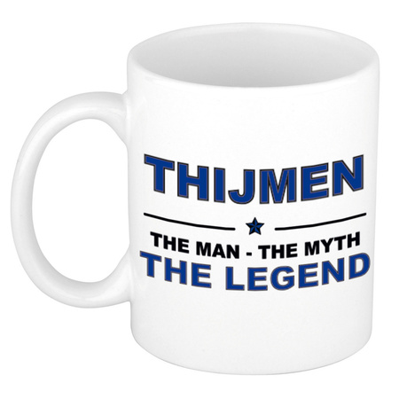 Thijmen The man, The myth the legend name mug 300 ml