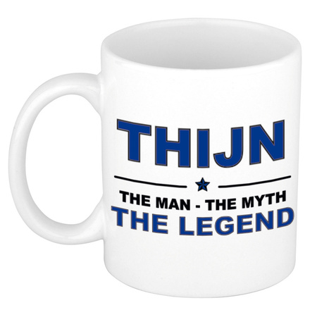 Thijn The man, The myth the legend cadeau koffie mok / thee beker 300 ml