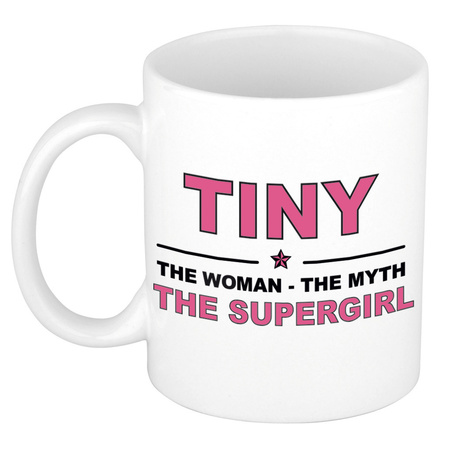 Tiny The woman, The myth the supergirl cadeau koffie mok / thee beker 300 ml
