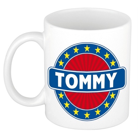 Tommy naam koffie mok / beker 300 ml