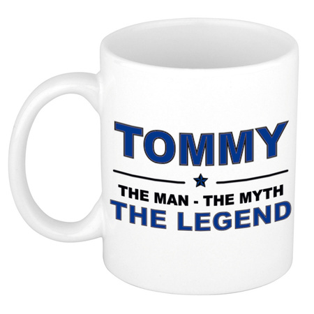 Tommy The man, The myth the legend cadeau koffie mok / thee beker 300 ml