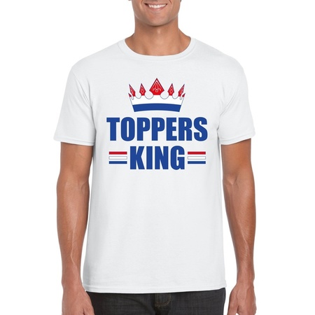 Toppers King t-shirt wit heren