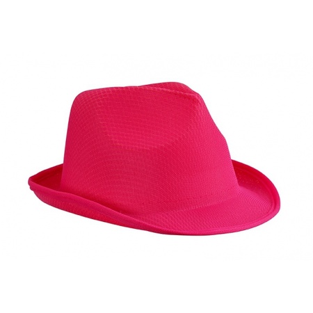 Toppers in concert - Carnaval verkleed set - hoedje en stropdas - roze - volwassenen