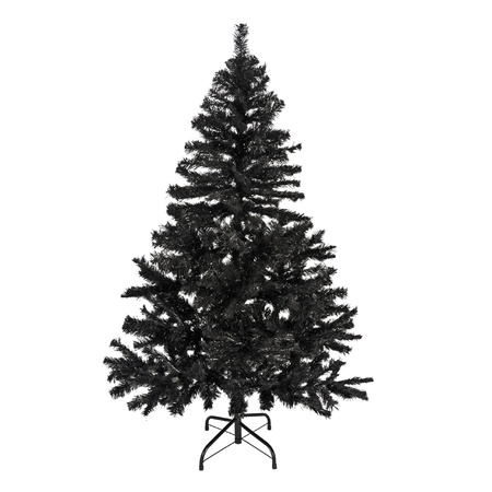 Tweedekans kunst kerstboom/kunstboom zwart 150 cm