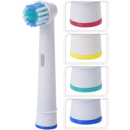 Universele ronde opzetborstels - 4x - voor elektrische tandenborstel