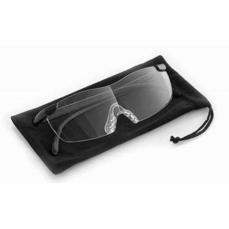 Vergrotende bril/loepbril 160 procent met beschermhoes