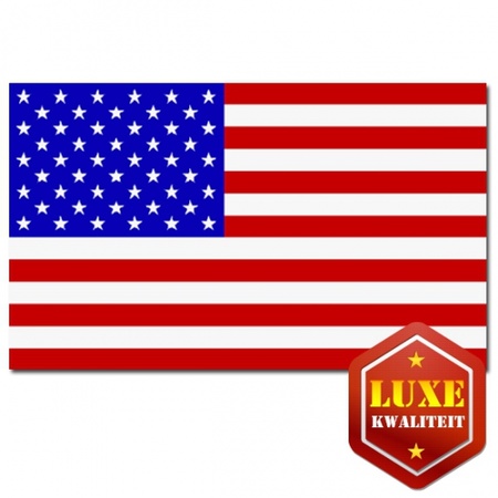 Amerika/USA vlaggen versiering set binnen/buiten 2-delig