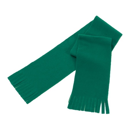 Inexpensive kids scarf fleece green