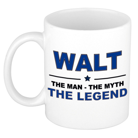 Walt The man, The myth the legend cadeau koffie mok / thee beker 300 ml