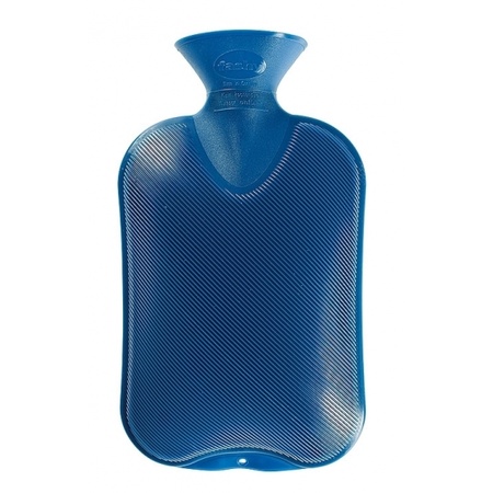 Warm water Kruik blauw 2 liter kunststof