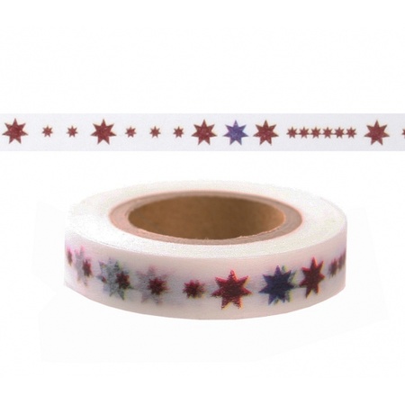 Washi tape with stars