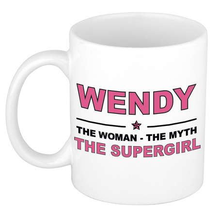 Wendy The woman, The myth the supergirl cadeau koffie mok / thee beker 300 ml