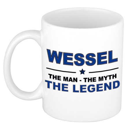 Wessel The man, The myth the legend name mug 300 ml