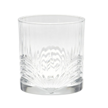 Whisky glazen - 6x - transparant - 330 ml - 8 x 9.2 cm