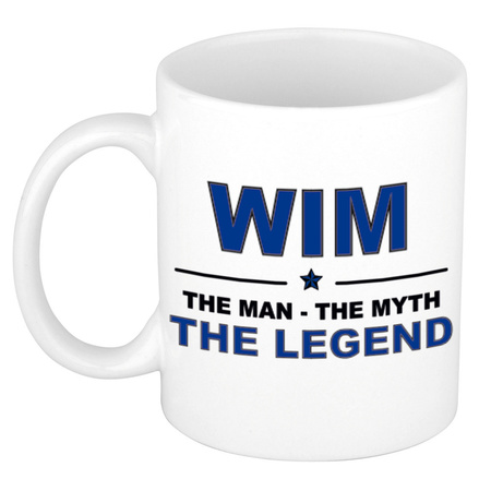 Wim The man, The myth the legend cadeau koffie mok / thee beker 300 ml
