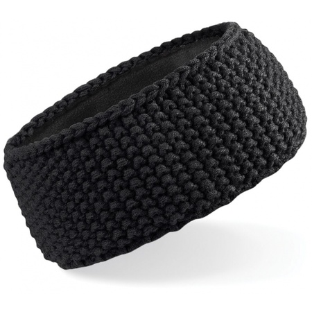 Winter hairdband black for adults