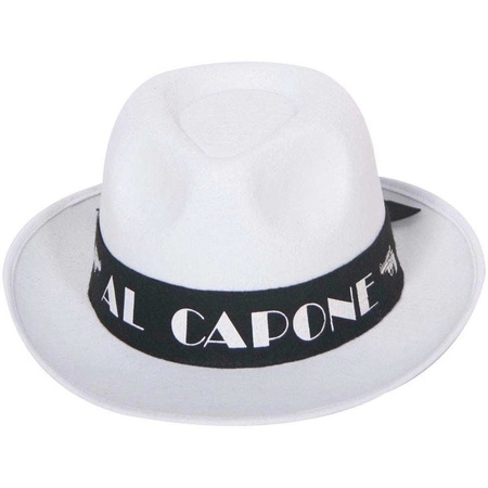Witte Al Capone hoed volwassenen