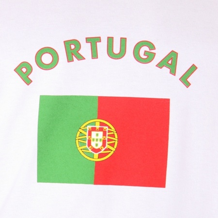 Witte heren tanktop Portugal