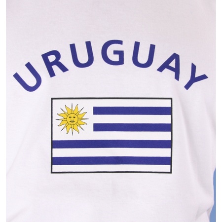 Witte heren tanktop Uruguay