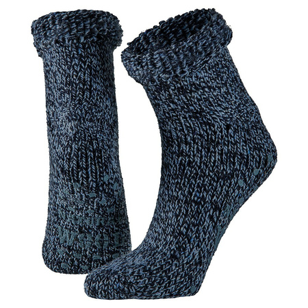 Wollen huis sokken anti-slip voor kinderen navy maat 23-26