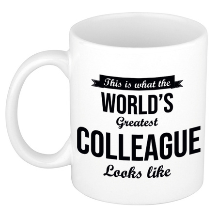 Worlds Greatest Colleague cadeau koffiemok / theebeker 300 ml