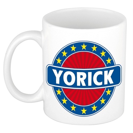 Yorick naam koffie mok / beker 300 ml