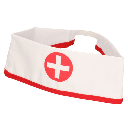 Zuster/verpleegster kapje/hoedje - carnaval verkleed accessoire - sexy nurse