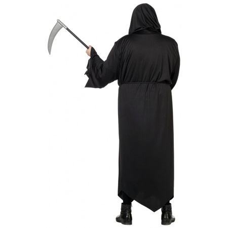 Zwarte dood horror / halloween kostuum grote maat