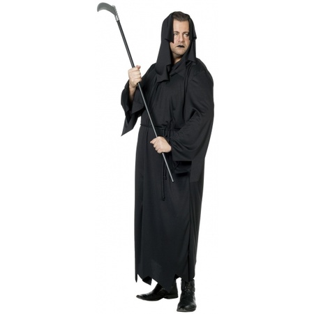 Zwarte dood horror / halloween kostuum grote maat