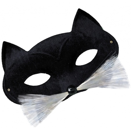 Black cat eyemask